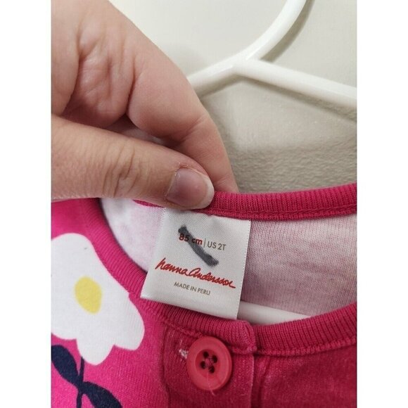 HANNA ANDERSSON Pink Floral Dress - Picture 3 of 3